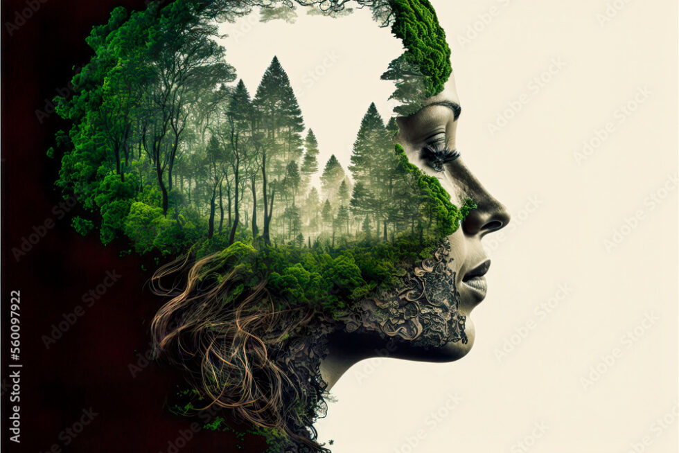 Klimaaktivistin, ai generated